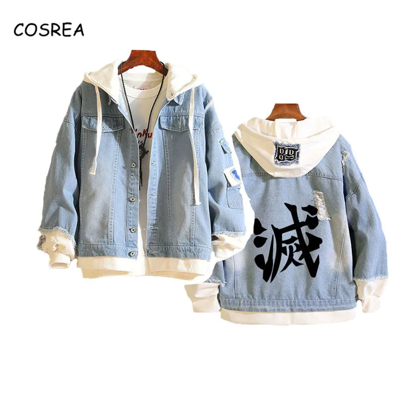 

Толстовка с капюшоном «Демон»: Kimetsu no Yaiba ковбойские толстовки; Куртка; Пальто; Футболка; Костюм для костюмированной вечеринки; Tomioka Giyuu; Толст...