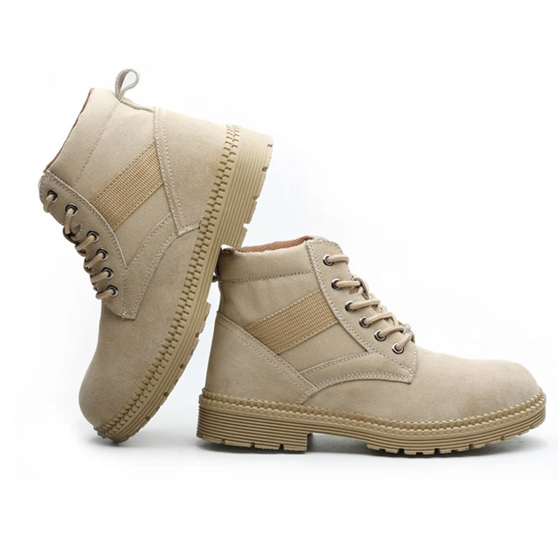 MRCAVE/Мужская Рабочая обувь со стальным носком ботильоны с защитой от проколов