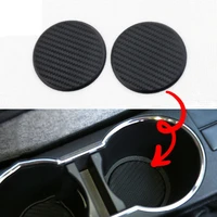 2pcs car coaster water cup bottle holder anti slip pad mat silica gel for interior decoration car styling accessories
