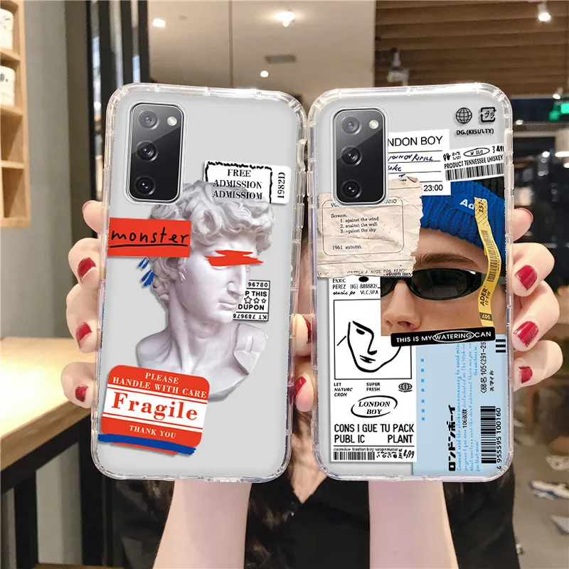 

Phone Case For Samsung A32 Case For Samsung M31 Prime M51 M32 M30S M11 M21 Case S21 Ultra S20 S10 FE Plus Soft Flower Cover Capa
