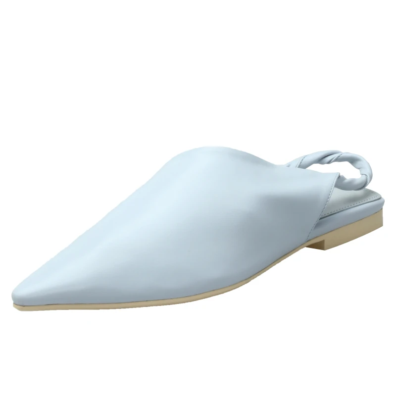 

2021 New Summer Women's Sandals Flat With Korean Style Soft PU Shallow Casual Sandals For Ladies