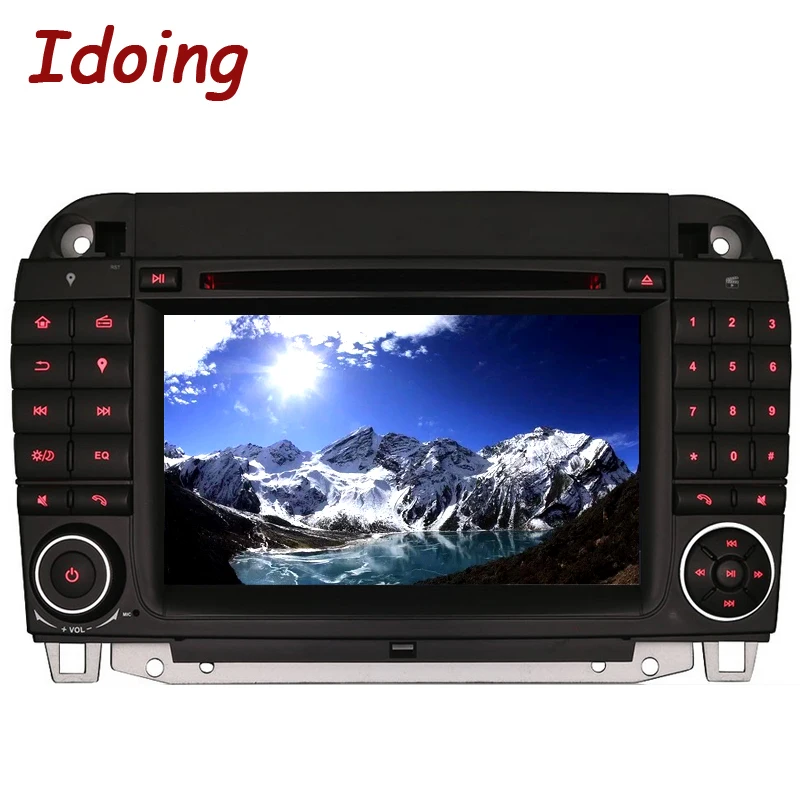 Idoing 2 din Android 9.0 4G+32G 8Core For MercedesBenz CL55 600 Car Radio Dvd Player Steering Wheel Video WiFi 3G TV Fast Boot | Автомобили