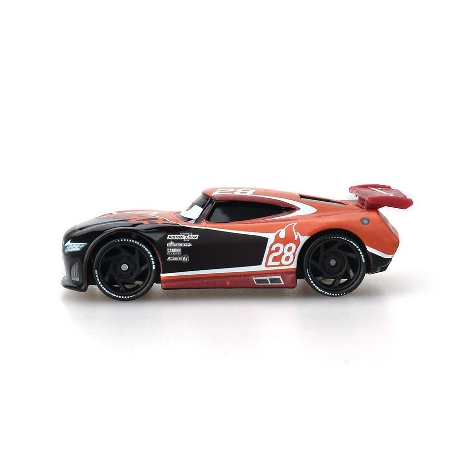 28 Disney Pixar Cars 2 3 Lightning 40 стиль Mcqueen Mater Jackson Storm Ramirez 1:55 литой автомобиль металлический сплав мальчик детские игрушки подарок - Цвет: 28