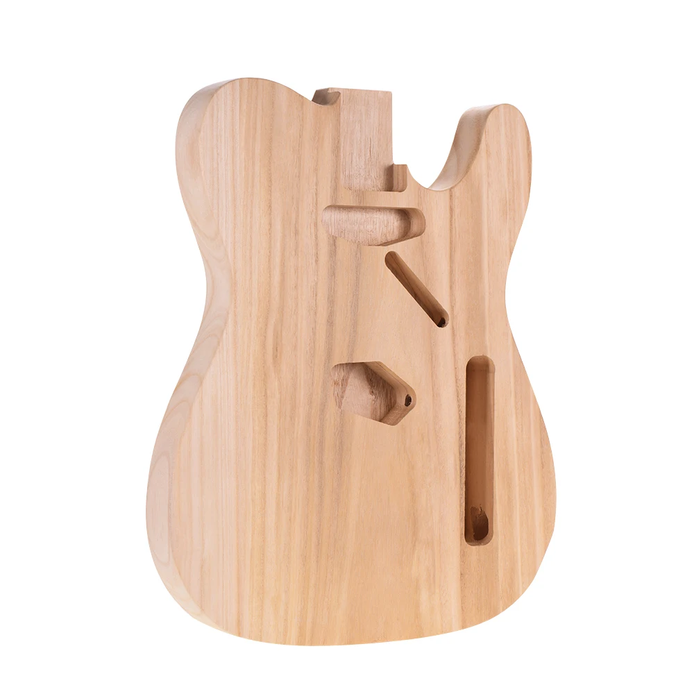 TL-T02 Unfinished Electric Guitar Body Sycamore Wood Blank Guitar Barrel for TELE Style Electric Guitars DIY Parts