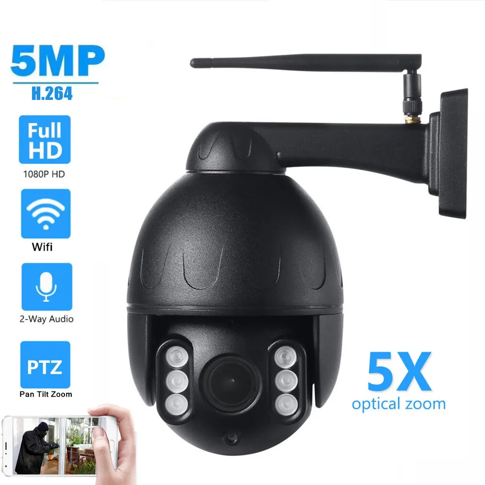 

HD 5MP 2MP Dome IP Camera Wireless Home Security Surveillance CCTV Camera Wifi Night Vision Auto Cruise with Microphone Speaker