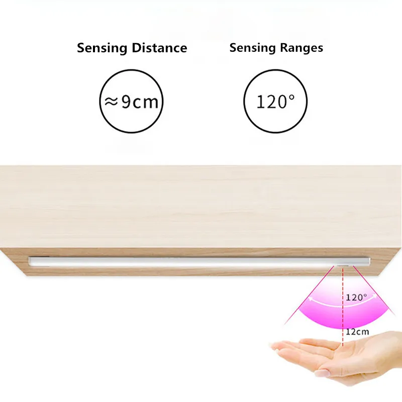 Ручное управление USB светодиодный светильник 5 в датчик умная лампа для кухни