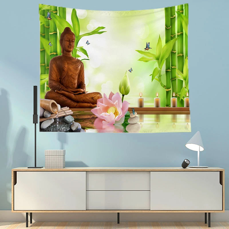 Индийский фон для стены тканевый декора гостиной 6 размеров в наличии коврик