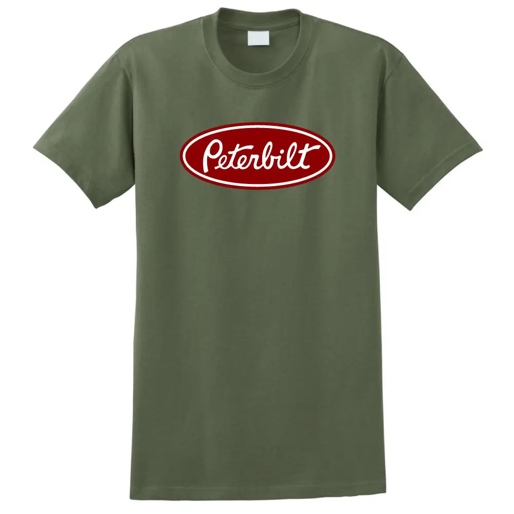 

Peterbilt T-Shirt S-5XL Choose Color 2019 New Fashion T shirt Brand Hip Hop Print Men Tee Shirt High Quality 100% Cotton