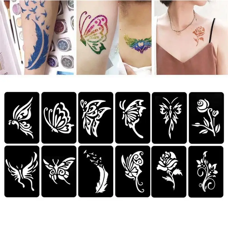 

Tattoo Stencil-Various Patterns-New Henna Designs- Set of 380 Patterns