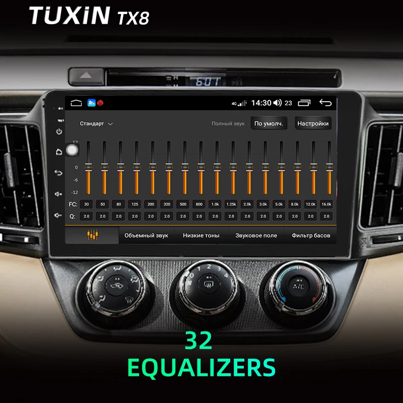 Автомагнитола TUXIN 2 Din Android для Toyota RAV 4 2012-2018 8-ядерный Автомобильный мультимедийный