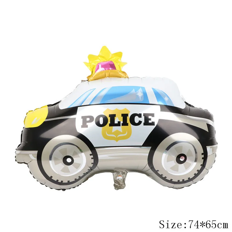 balloon 6 Construction Birthday Party Supplies Dump Truck Kits Banner Balloon Set for Kids Boy Party Fireman Firefighter Party Decoration - Цвет: balloon 6