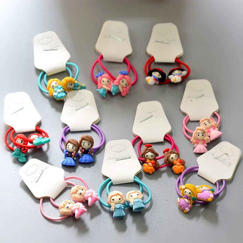 2 шт. Детская резинка для волос Принцесса Диснея | Игрушки и хобби