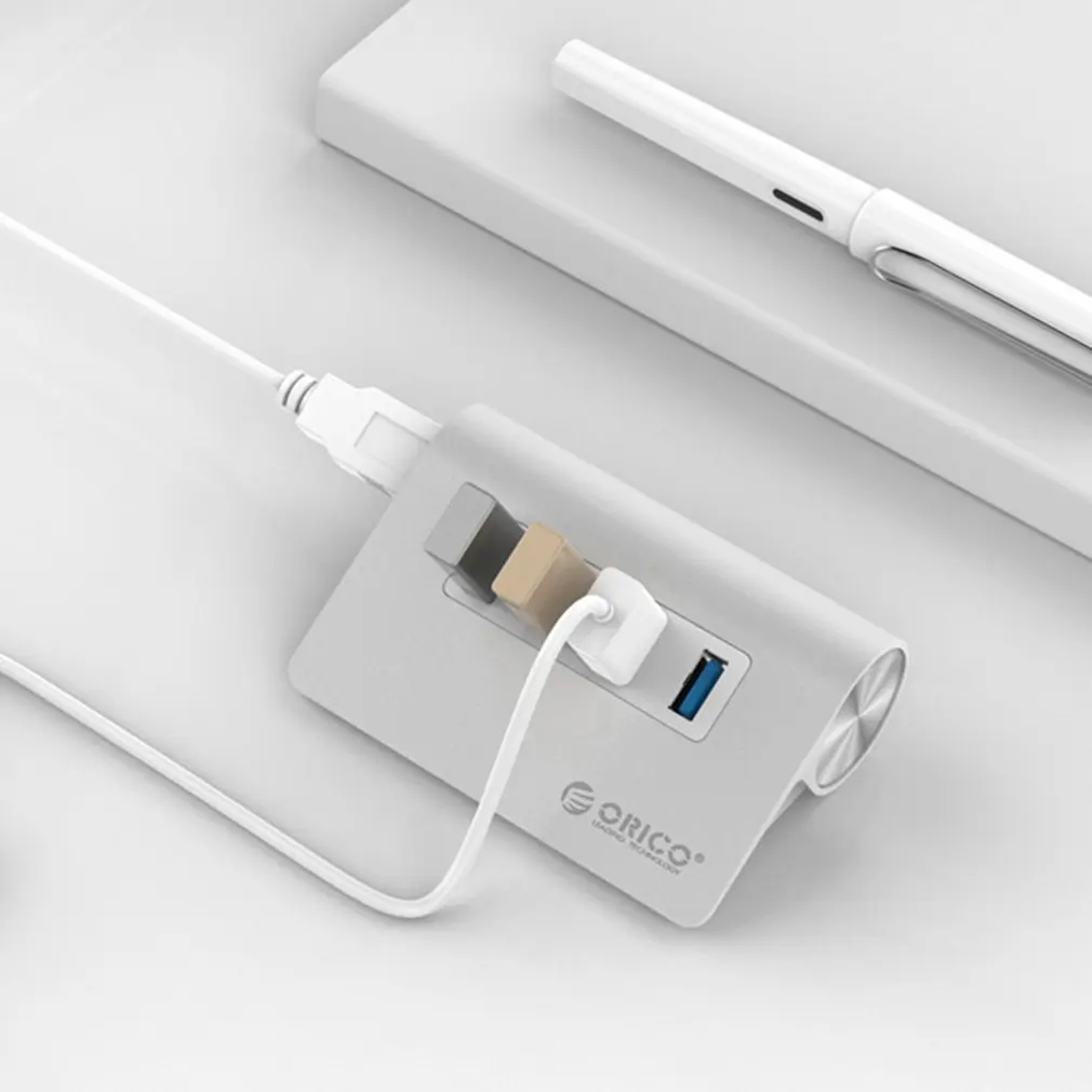 ORICO USB HUB 1 порт USB3.0 5Gpbs 3 порта USB2.0 480 Мбит/с скорость алюминиевый сплав предназначен