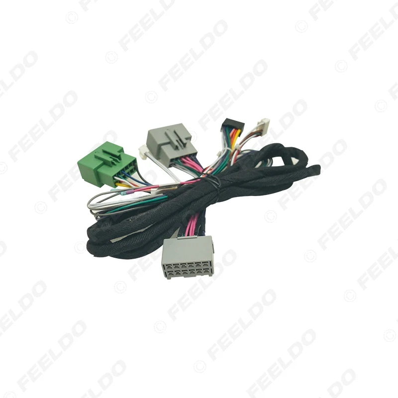 FEELDO Car 16pin Audio Wiring Harness With Canbus Box For Volvo S80 06-13 Aftermarket Stereo Installation Wire Adapter #HQ7101 | Автомобили