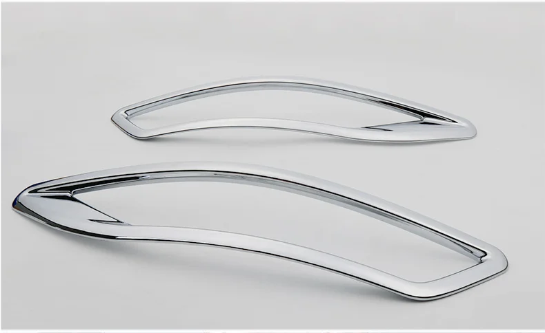 

For VW Touran 2016 2017 Car Rear Tail Fog Light Lamp Cover Trim Styling Car-covers Sticker 2Pcs Chrome ABS