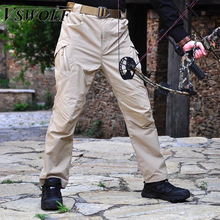 Военные тактические штаны темно синие камуфляжные быстросохнущие брюки мужские