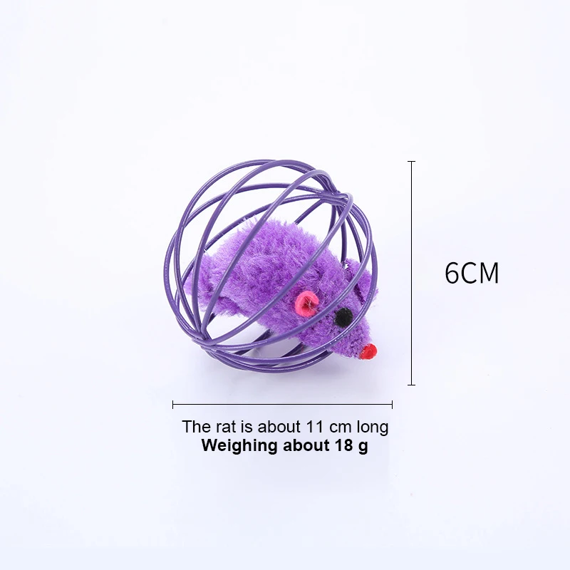 Кота с самовозбуждением игрушки новые конфетного цвета кошка игрушечная клетка