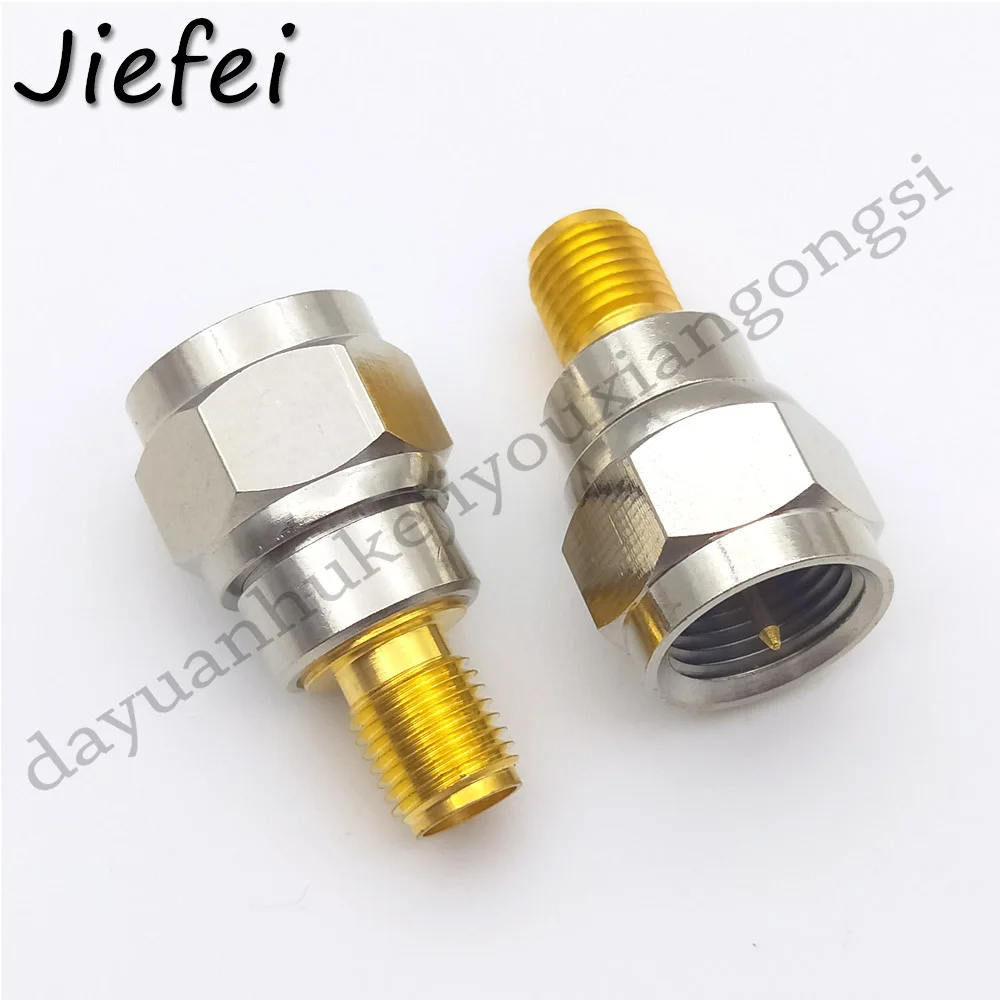 3 шт. радиочастотный коаксиальный адаптер типа F штекер гнездо SMA прямой разъем