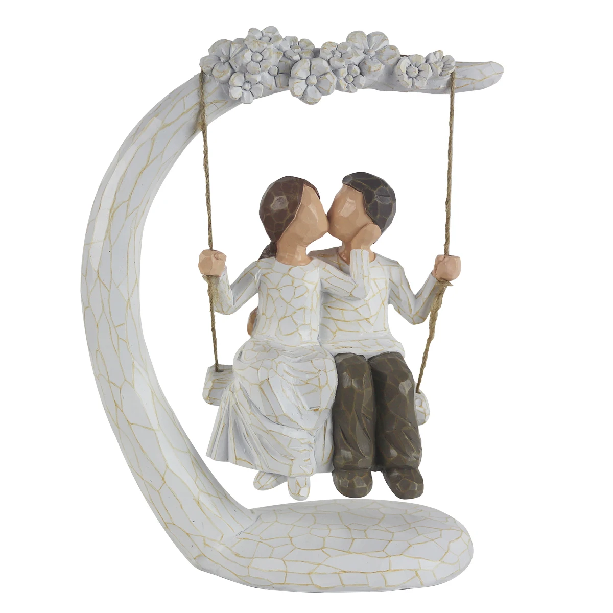 Индивидуальный подарок на свадьбу годовщину статуя для пары простые домашние