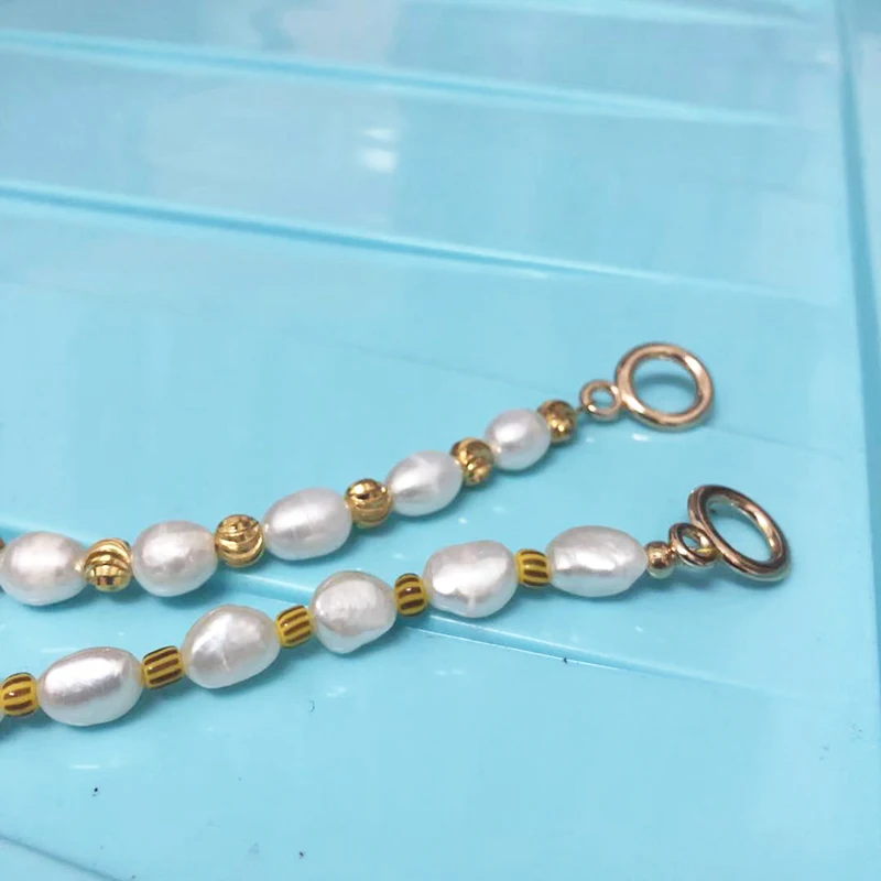 Новый женский гламурный браслет MOLAYE ремешок из натурального пресноводного