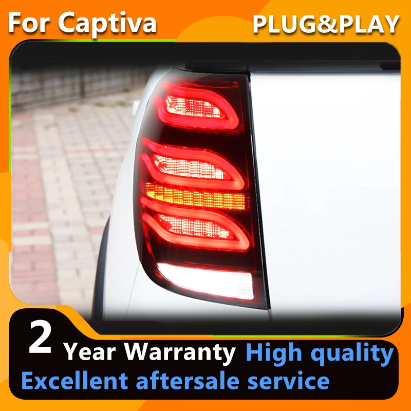 

Задний фонарь YCYON для Chevrolet Captiva s 2008-2017, светодиодный задний фонарь Captiva, светодиодный сигнал DRL, тормоз, реверсивная сборка