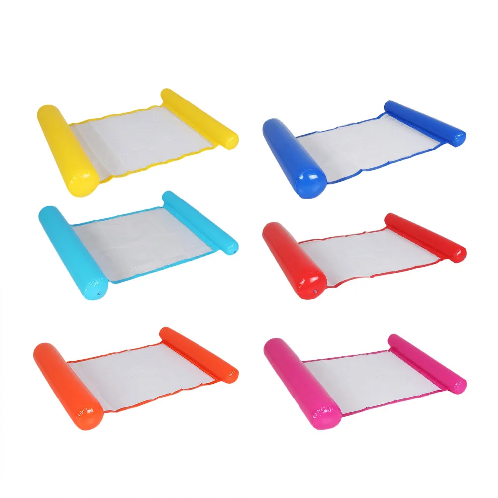 

PVC Summer Inflatable Foldable Floating Row Swimming Pool Water Hammock Air Mattresses Bed Beach Water Sports Lounger Chair