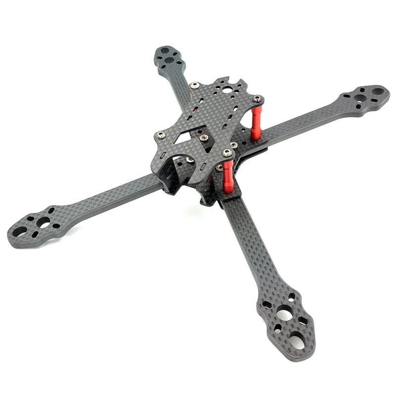 Для AlfaRC Raptor 218 мм 6 углеродное волокно 5 дюймов FPV Freestyle Stretch X Quadcopter Frame Kit RC Drone Support 5030