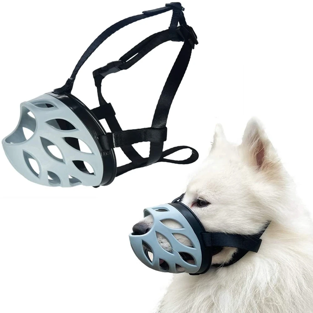 

Dog Muzzles Anti-Barking Silicone Pet Soft Mouth Mask Anti Barking anti Bite for Small Medium Large Dogs Pet Training Supplies