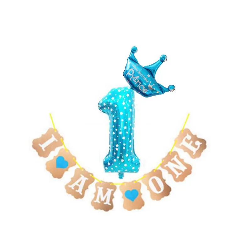 

Twins Party 1st Birthday Party Decorations Kids Happy Birthday Banner First Baby Boy Girl Party Decorations My 1 Year Supplies