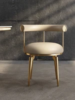 zq light luxury chair living room home high end backrest guest chair modern minimalist chair