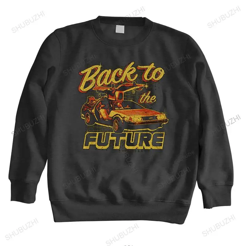 

Cool Back To The Future hoodies Men Crew Neck Sci-fi Adventure Movies sweatshirt Soft Cotton Film Fan Harajuku hoody Merch