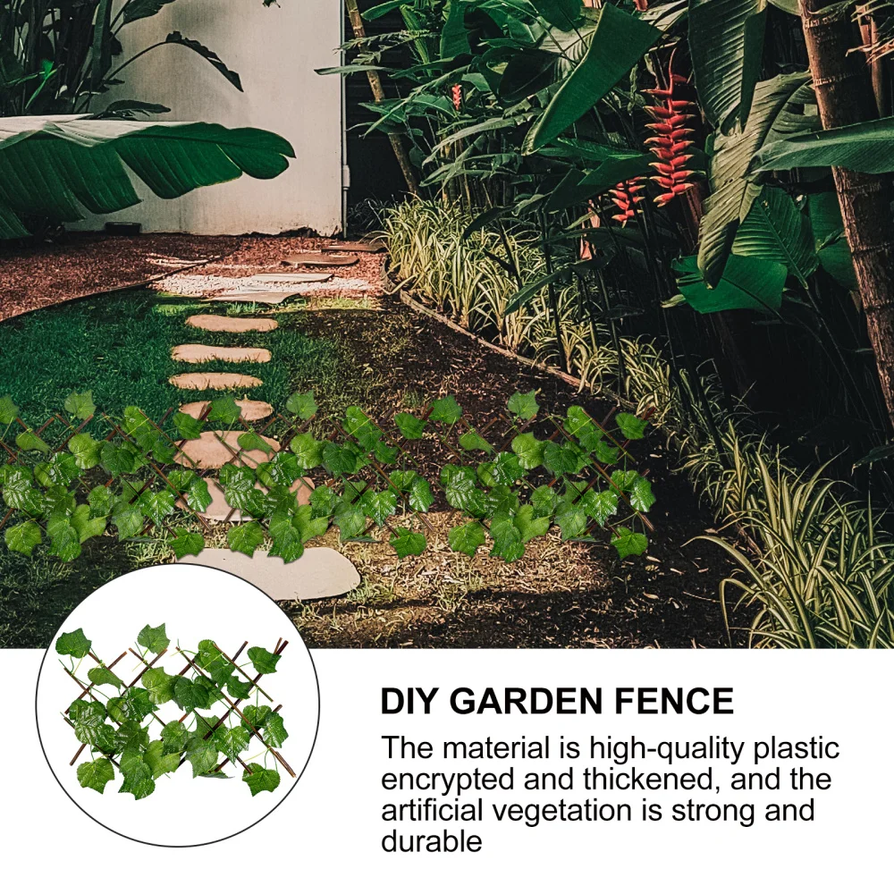 

1Pc Artificial Fence Durable Simulation Fence for Household Balcony Garden Decor
