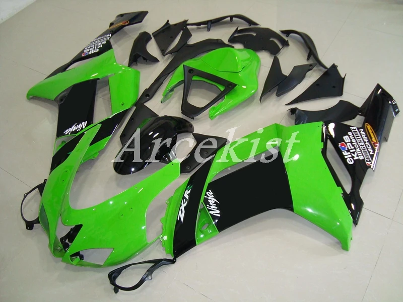 

Новинка из АБС-пластика для мотоцикла весь обтекатели комплект подходит для kawasaki Ninja ZX6R 636 2007 2008 07 08 6R ZX-6R кузов комплект зеленый крутые тачки