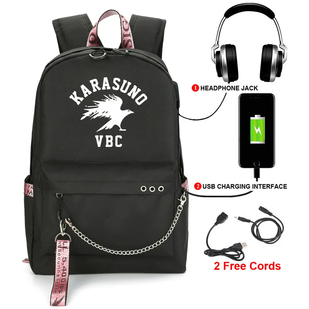 Рюкзак Haikyuu с рисунком аниме школьные ранцы для девочек подростков