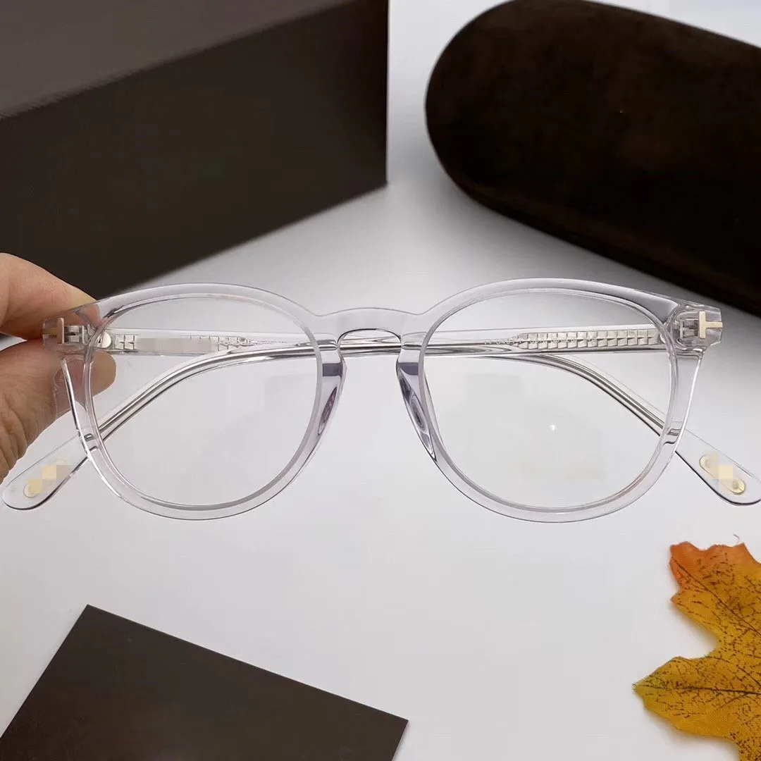 Круглые ацетатные оправы TF5401 с оригинальным логотипом могут быть изготовлены по