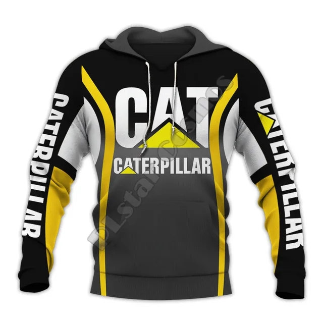 

Winter Fall Hooded Sweatshirt CATERPILLAR Excavator 3D Print Graphic Men's Hoodies Women Men Clothes Pullover Husband Tracksuit