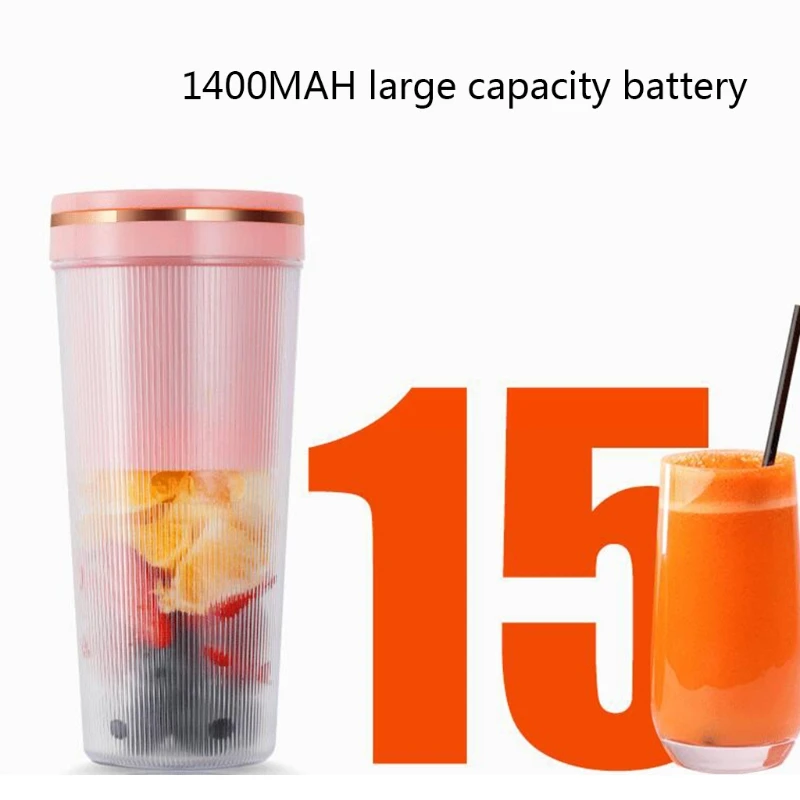 

Portable Blender Personal Size Blenders Juicer Cup USB Charging Electric Power Mixer for Fruit and Vegetable
