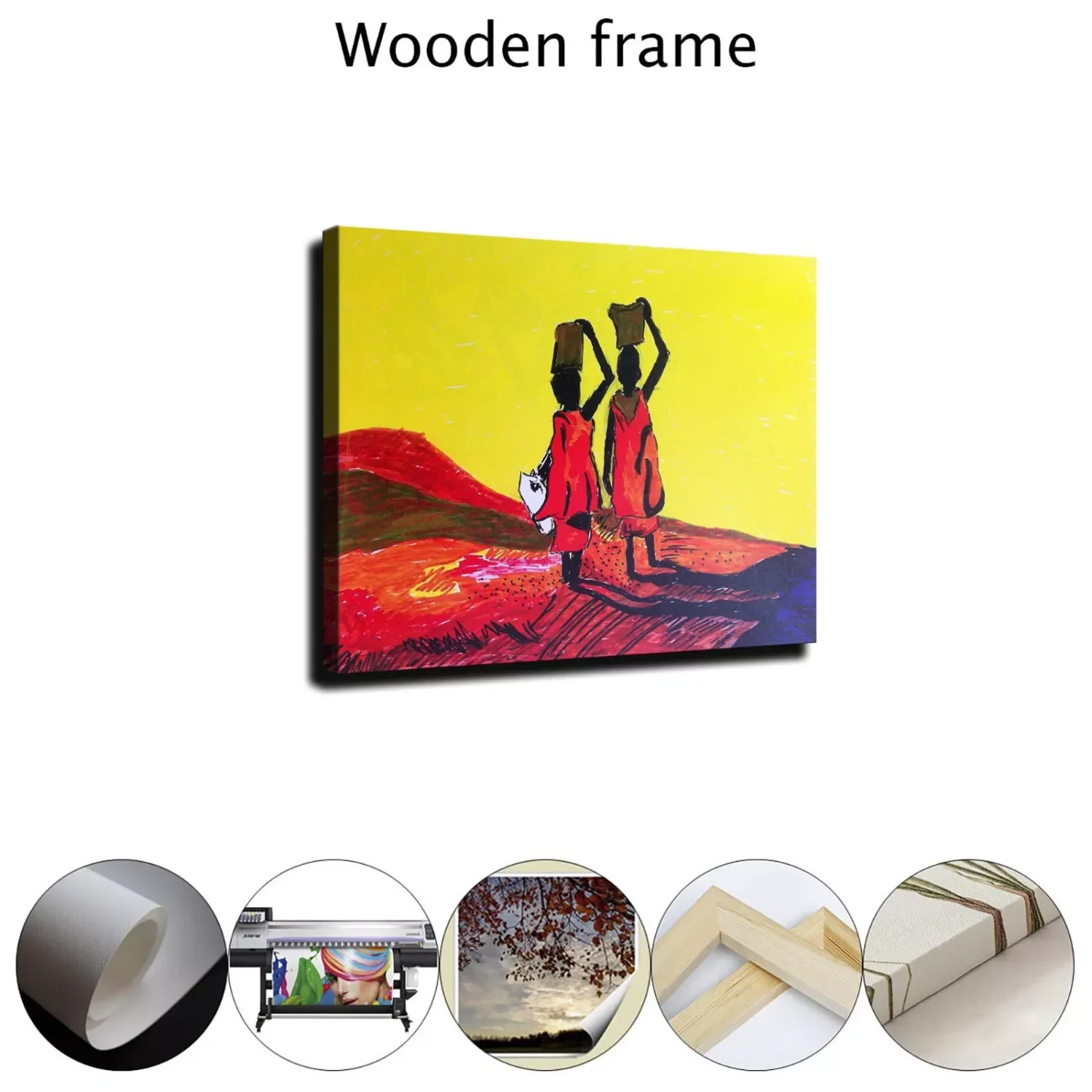 

African Art HD Canvas Print Home Decor Paintings Wall Art Pictures