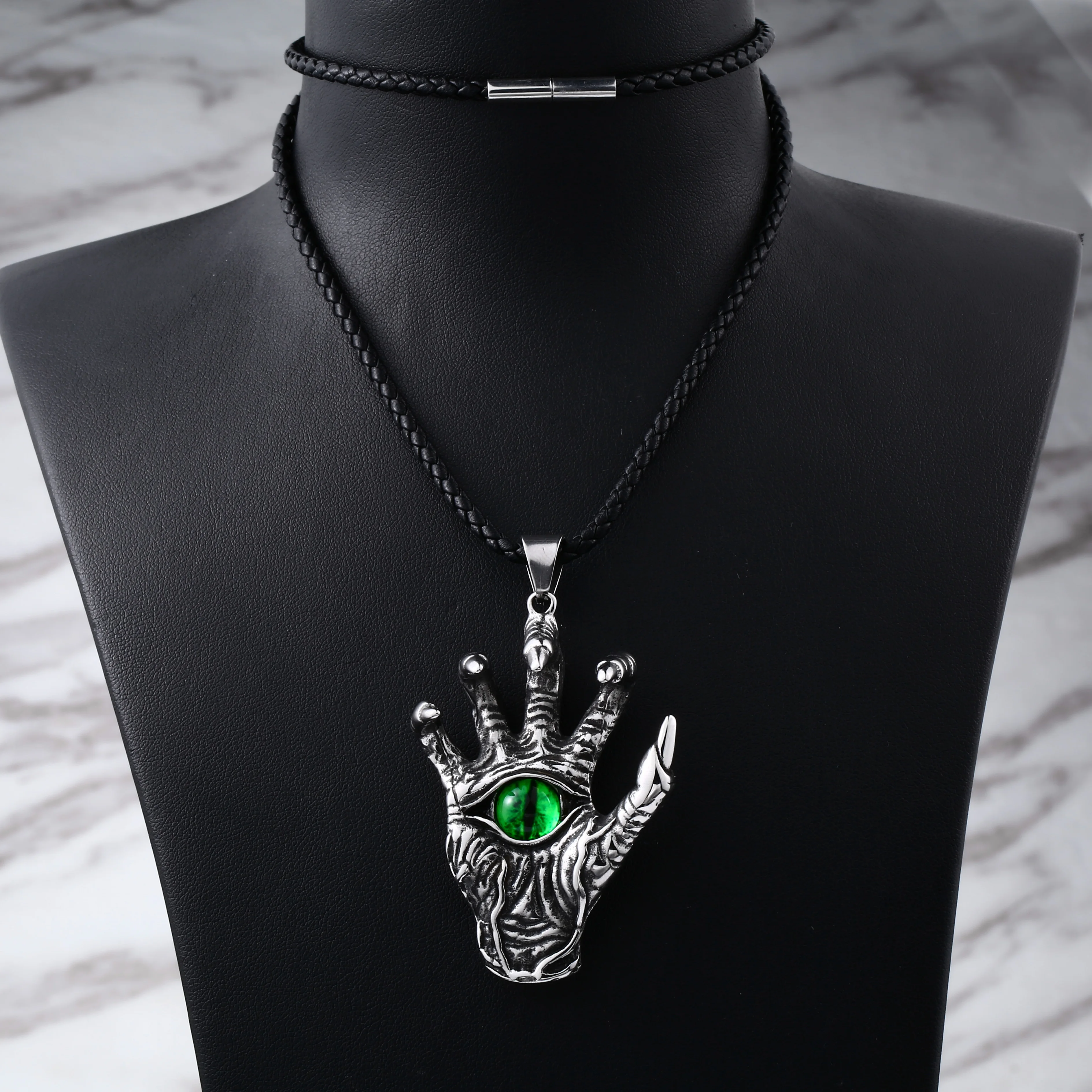 Байер модное кольцо из нержавеющей стали ожерелье с подвеской в виде лапы