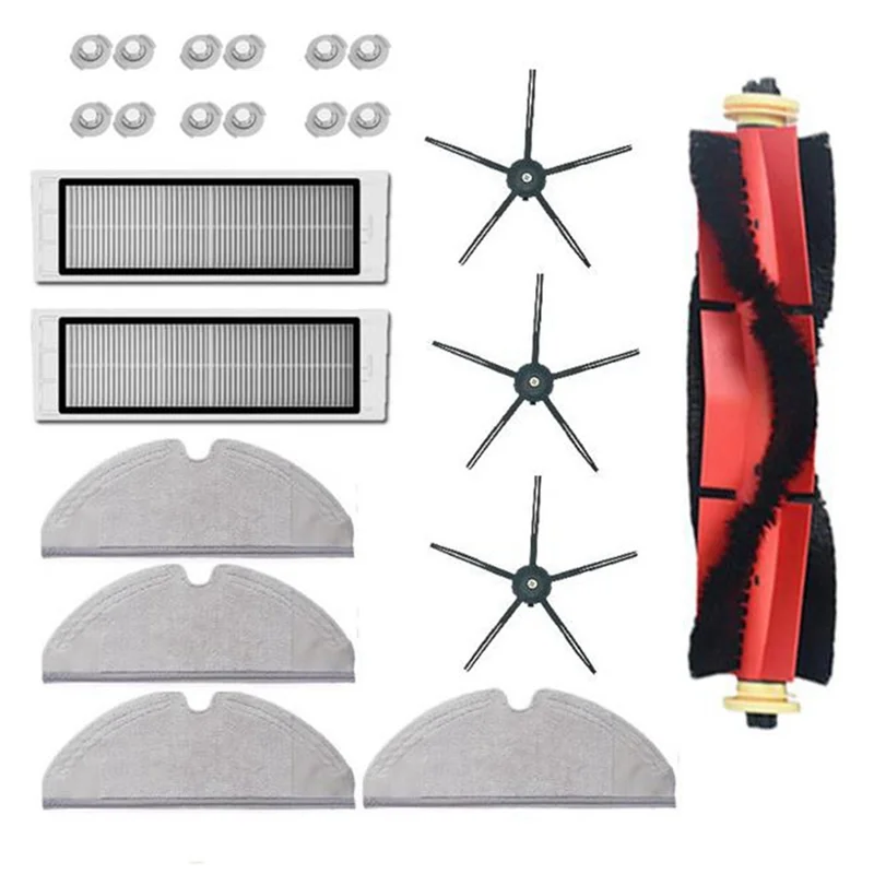 

TOP!-High Quality Removable Main Brush Washable HEPA Filter for Xiaomi Roborock S6 S60 S65 S5 MAX Mopping Cloth Spare Parts