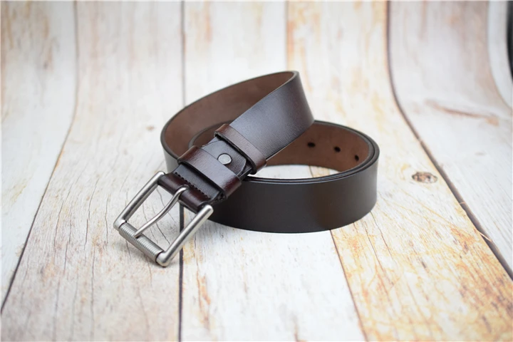 brown belt Genuine Leather Men Belt Black/green/coffee/blue Male Strap Large Size 90CM-130CM Quality Cow Waist Belts 2022 Man Jeans Belt mens black leather belt