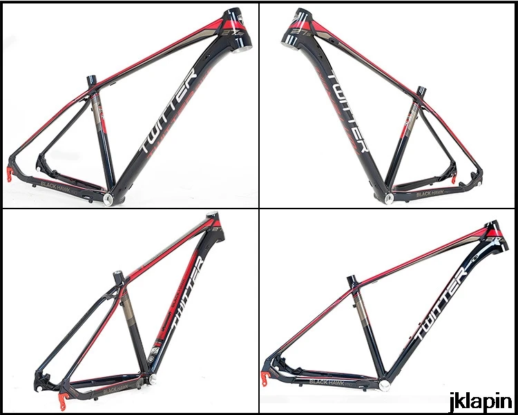 Черный Hawk Pro MTB горный велосипед рама из алюминиевого сплава XC внедорожная УФ наклейка 27,5/29 дюймов велосипедная Рама