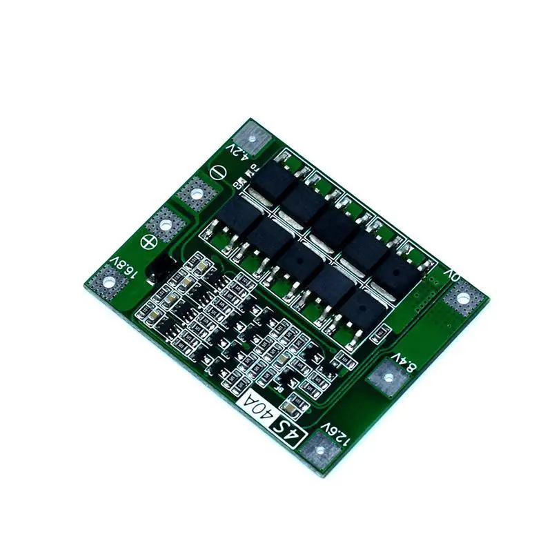 4S 40A 18650 литий ионная аккумуляторная батарея BMS PCB зарядное устройство Защитная