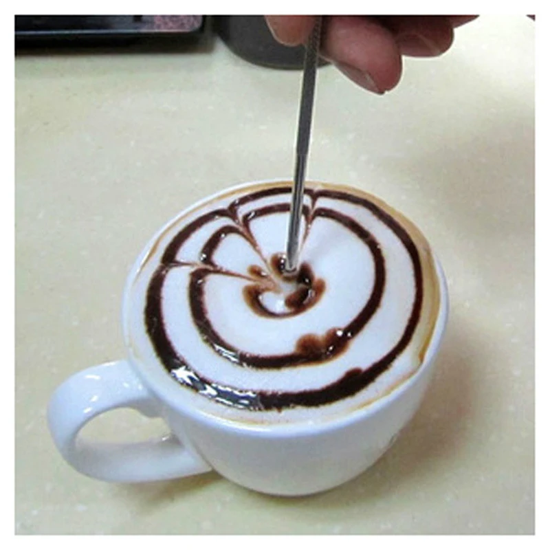 1 шт. бариста каппучино эспрессо Кофе украшения Искусство латте ручка вскрытия