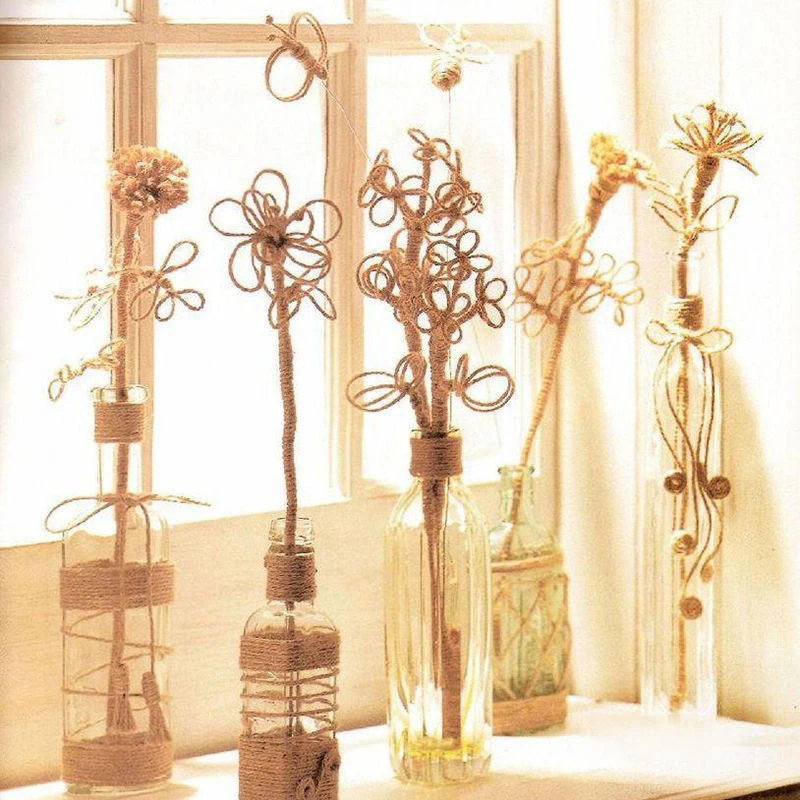 2 м/партия лента из натуральной джутовой мешковины винтажная конопли сделай сам