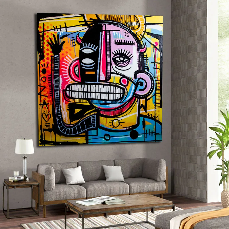 Абстрактный граффити уличная настенная живопись печатный плакат и принты