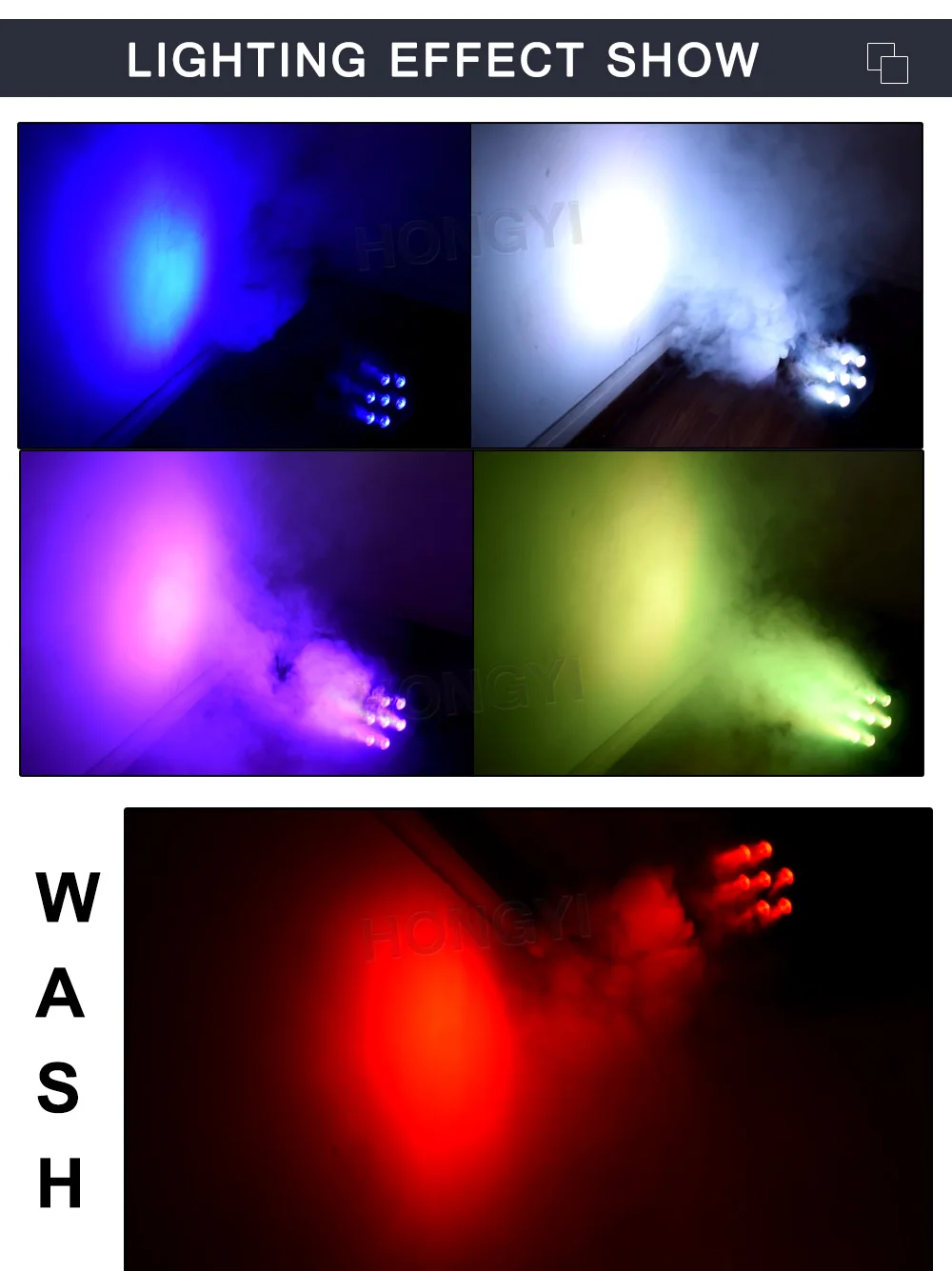 DMX Control LED Par 7x12W RGBW 4IN1 Luxury DMX 8 Channels LED Flat Par Light(6pcs/lot