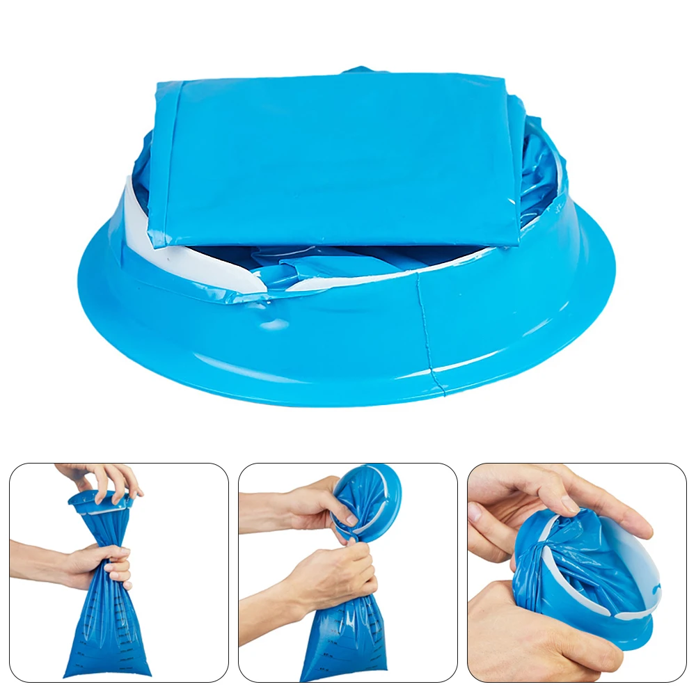 Bolsa de 20 piezas desechable, malet&iacute;n multifuncional port&aacute;til para la enfermedad en el coche y avi&oacute;n, estuche para las n&aacute;uticas, ideal para viajar-3