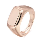 FJ 11 мм новые мужские унисекс 585 цвета розового золота гладкие свадебные кольца большого размера