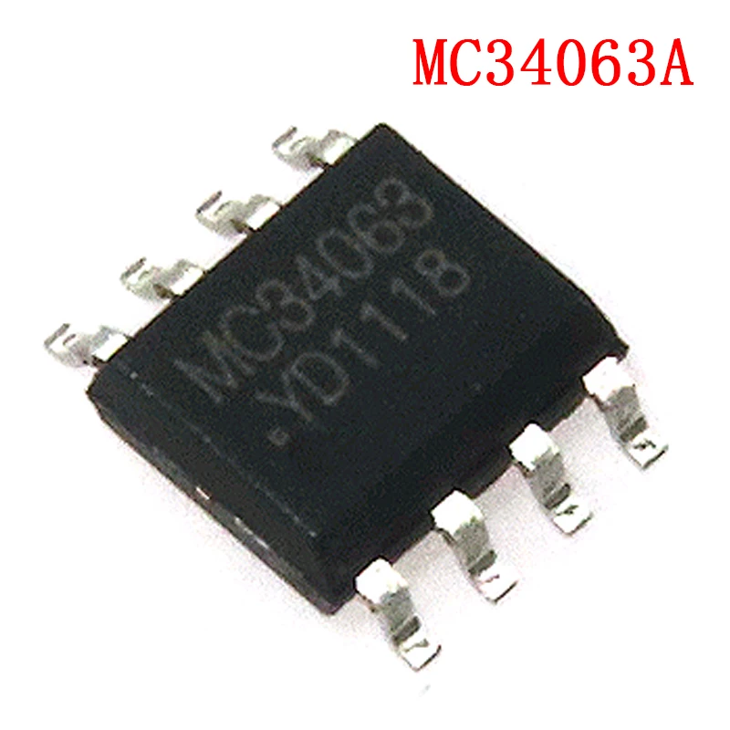 10 шт. MC34063A SOP-8 MC34063 SOP 34063 SOP8 SMD новый и оригинальный чипсет IC | Электронные